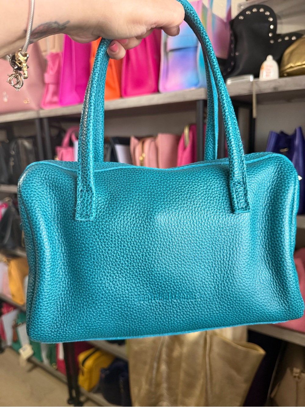 Portland leather goods Aquarius Large Sloan Crossbody bag